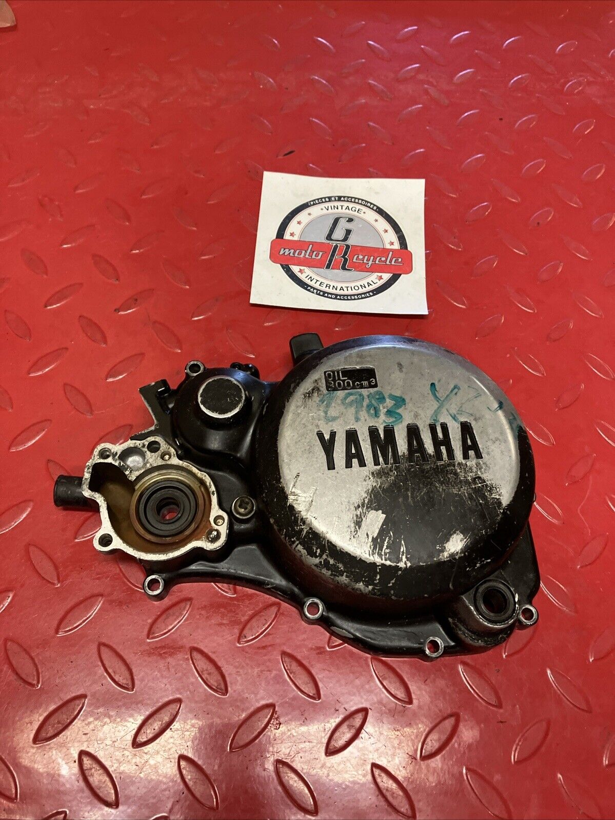 Yamaha YZ125 1983 Left crankcase clutch cover 1984 1985