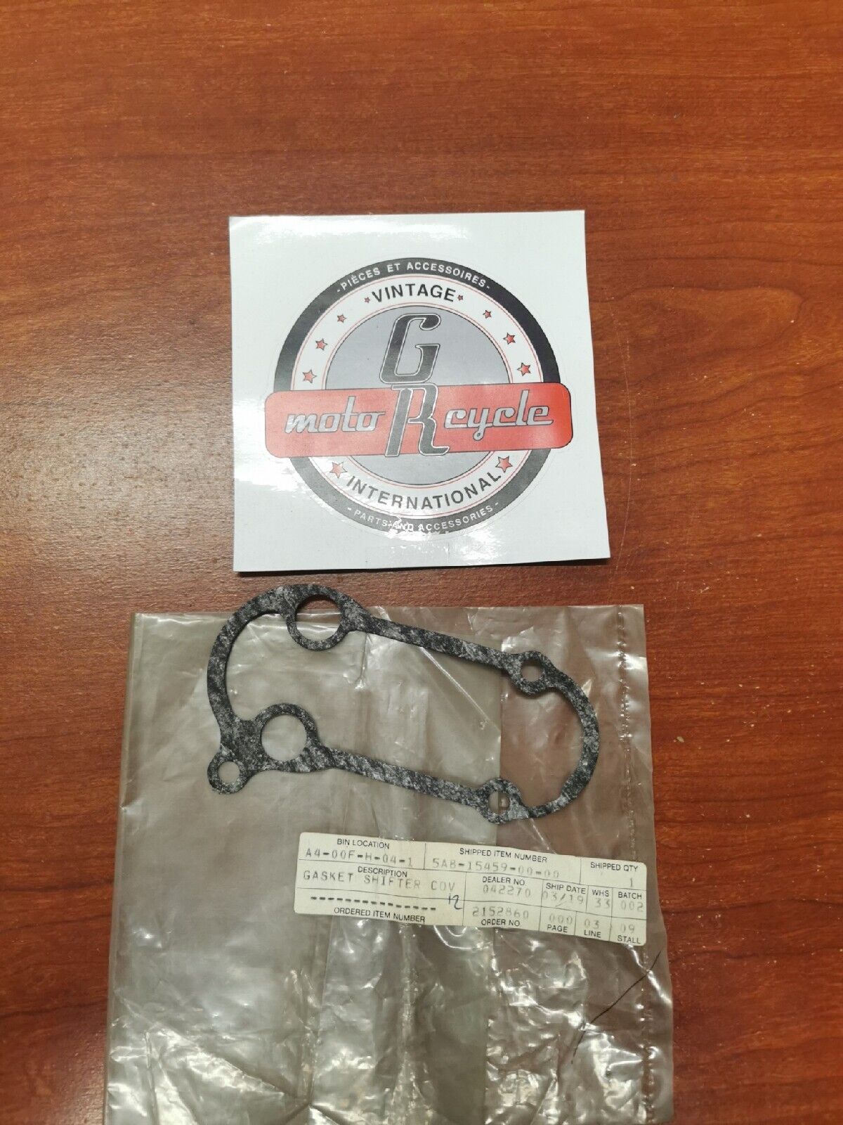 NOS Yamaha 1984 1985 XV1000 SHIFTER COVER GASKET 5A8-15459-10-00 Y76
