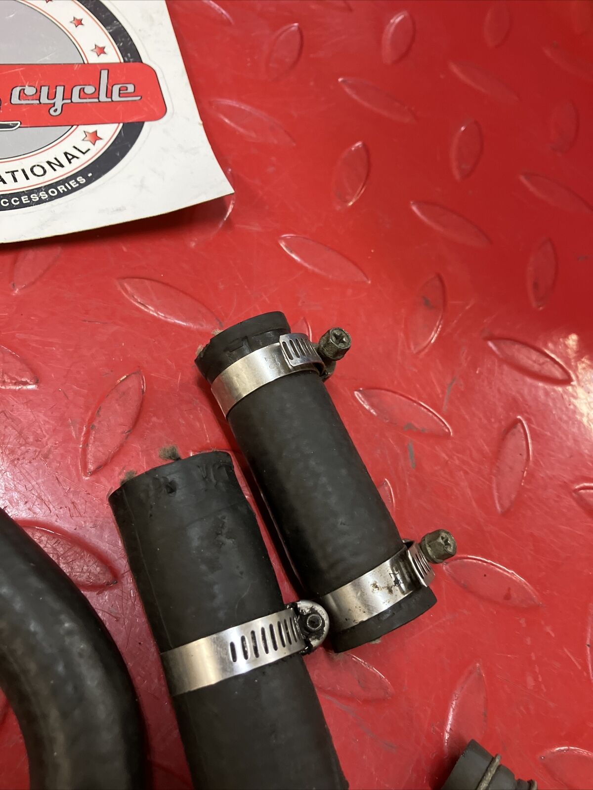 Honda CR250R 1988 radiator rad hose tube set 1989 19062-KS7-830 19064-KS7-830 2