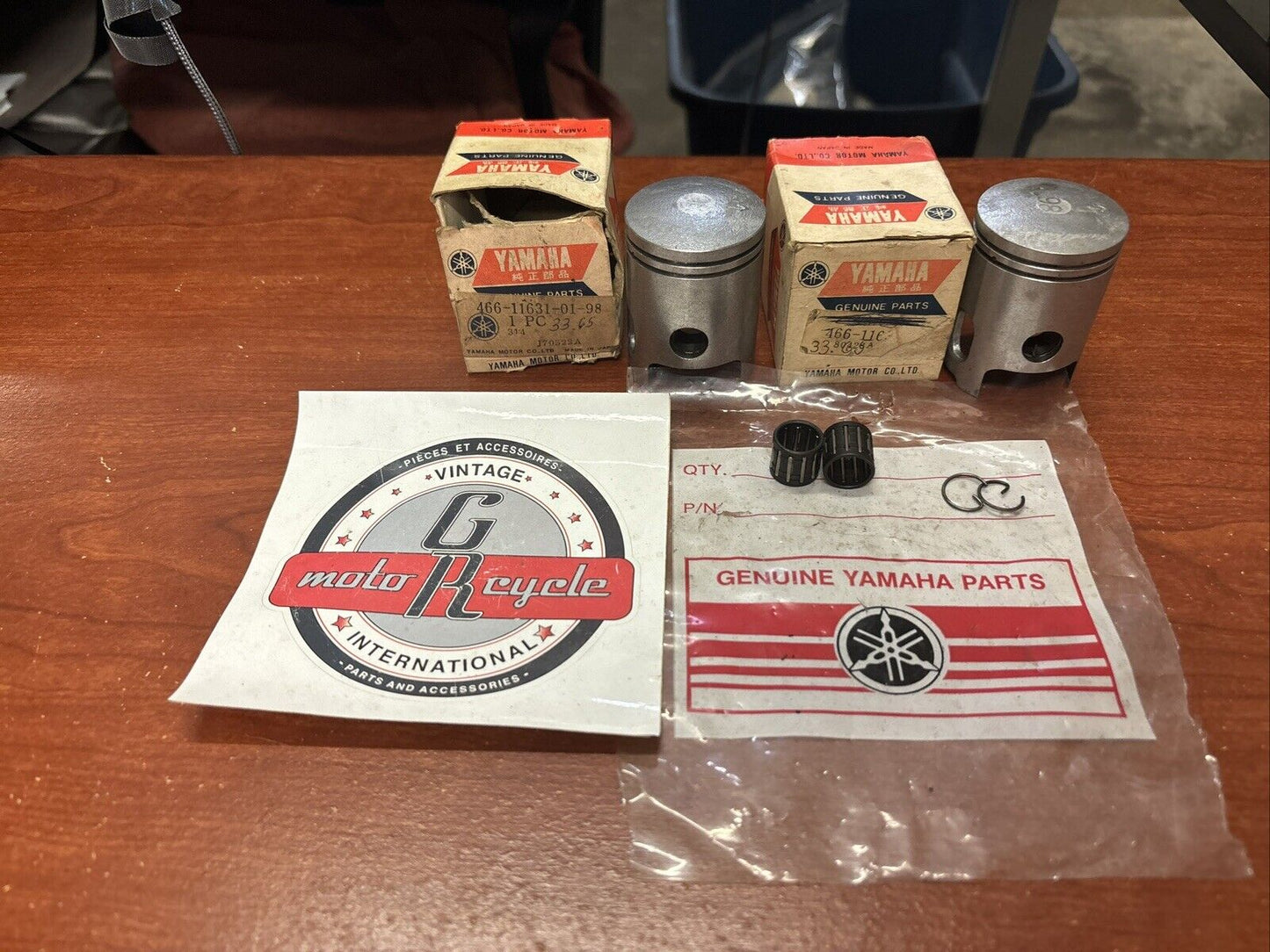 Yamaha 1975 1976 RD125 PISTON KIT 466-11631-01-98 Y175