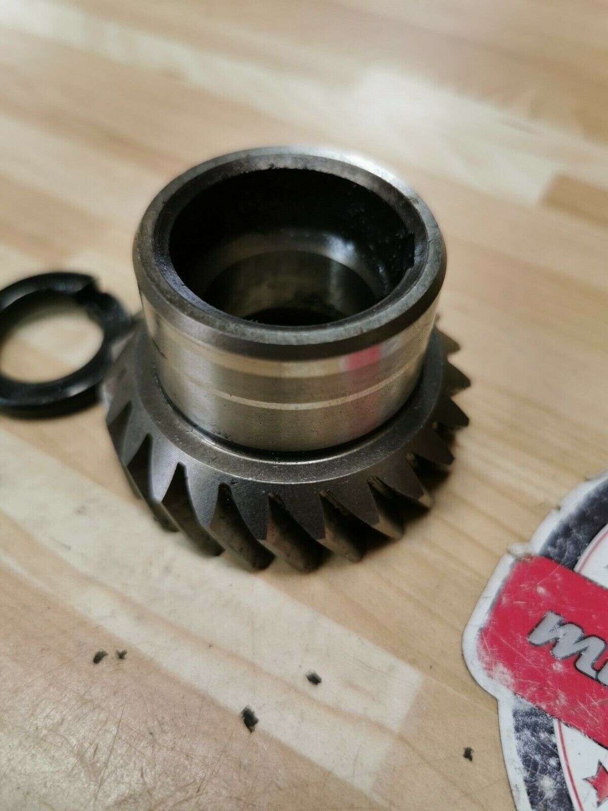 Yamaha IT250 1980 crankshaft primary drive gear nut washer YZ250 1979