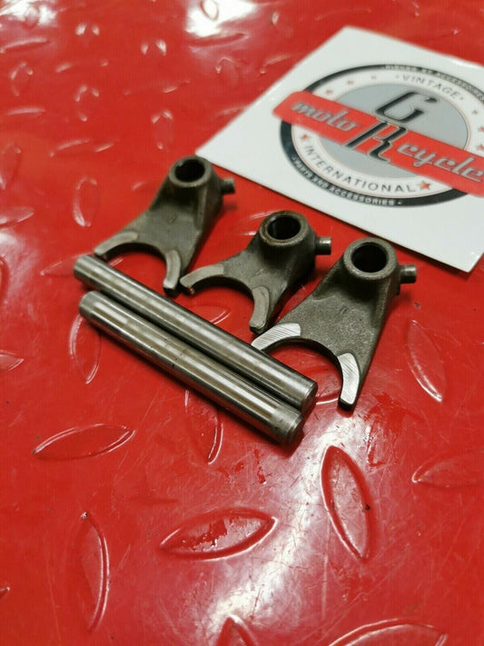 Kawasaki KX80 1979 transmission gearshift gear shift forks 13140-1021