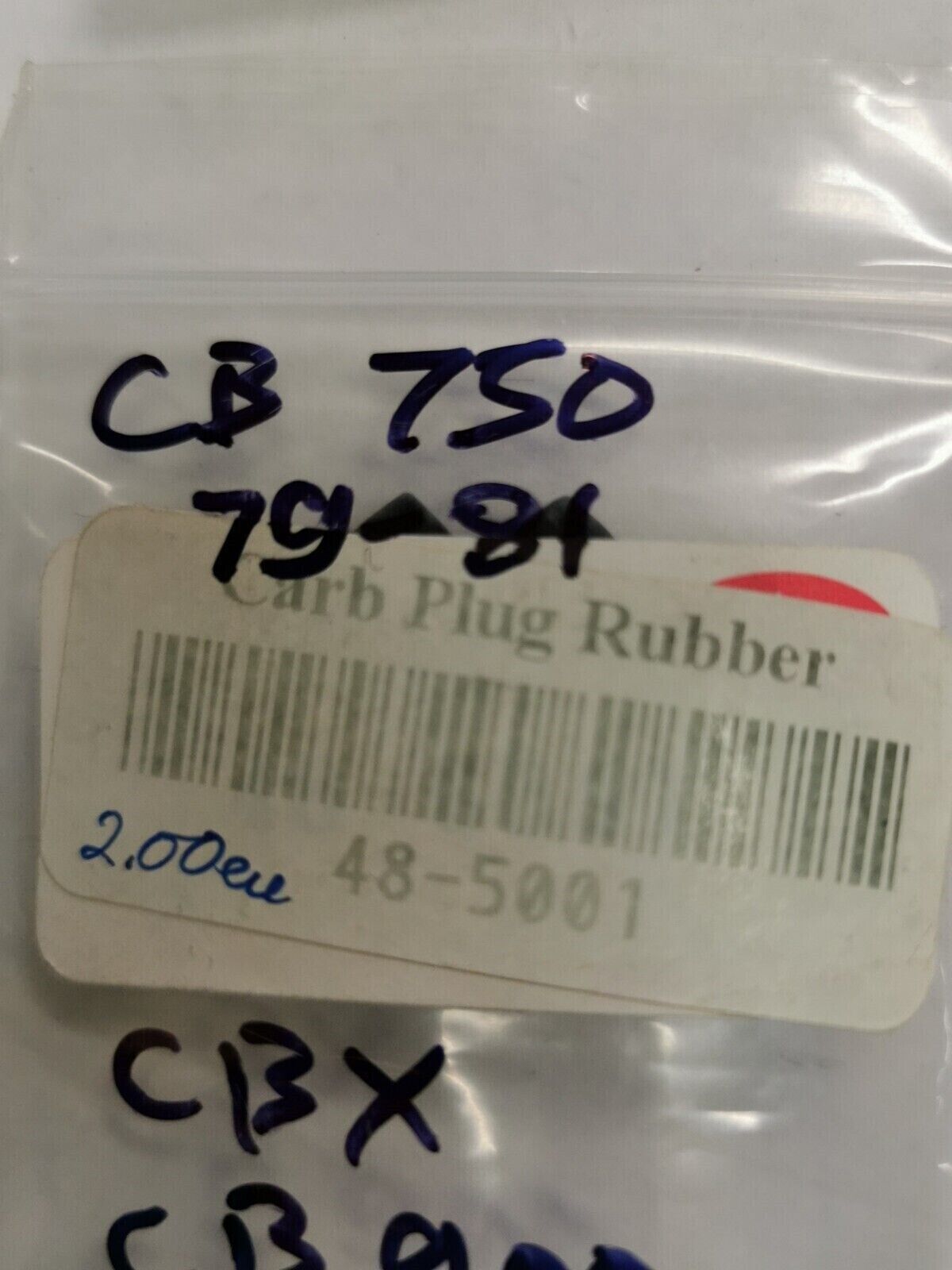 NOS TOURMAX CB750 1979 - 1981 CBX900 CB900 CARB PLUG RUBBER 48-5001 J20