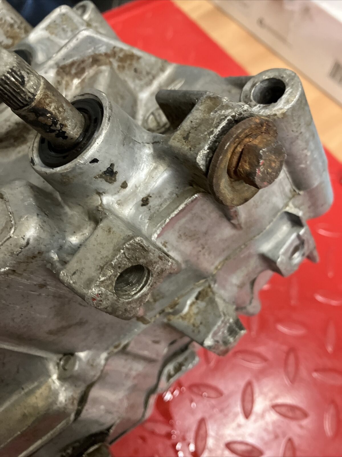 Honda XL80S 1982 engine motor bottom end crankcase crankshaft transmission