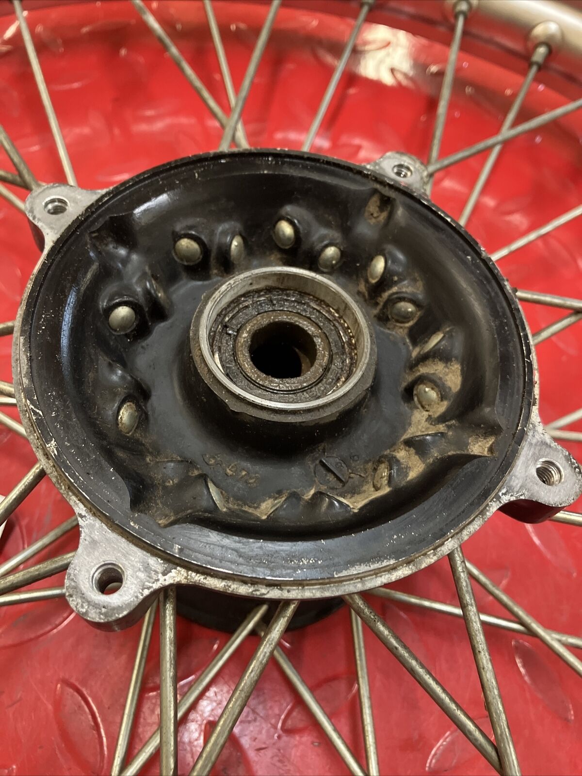 Honda CR250R 1988 front wheel hub rim CR125R CR500R 446A5-KS6-830 2