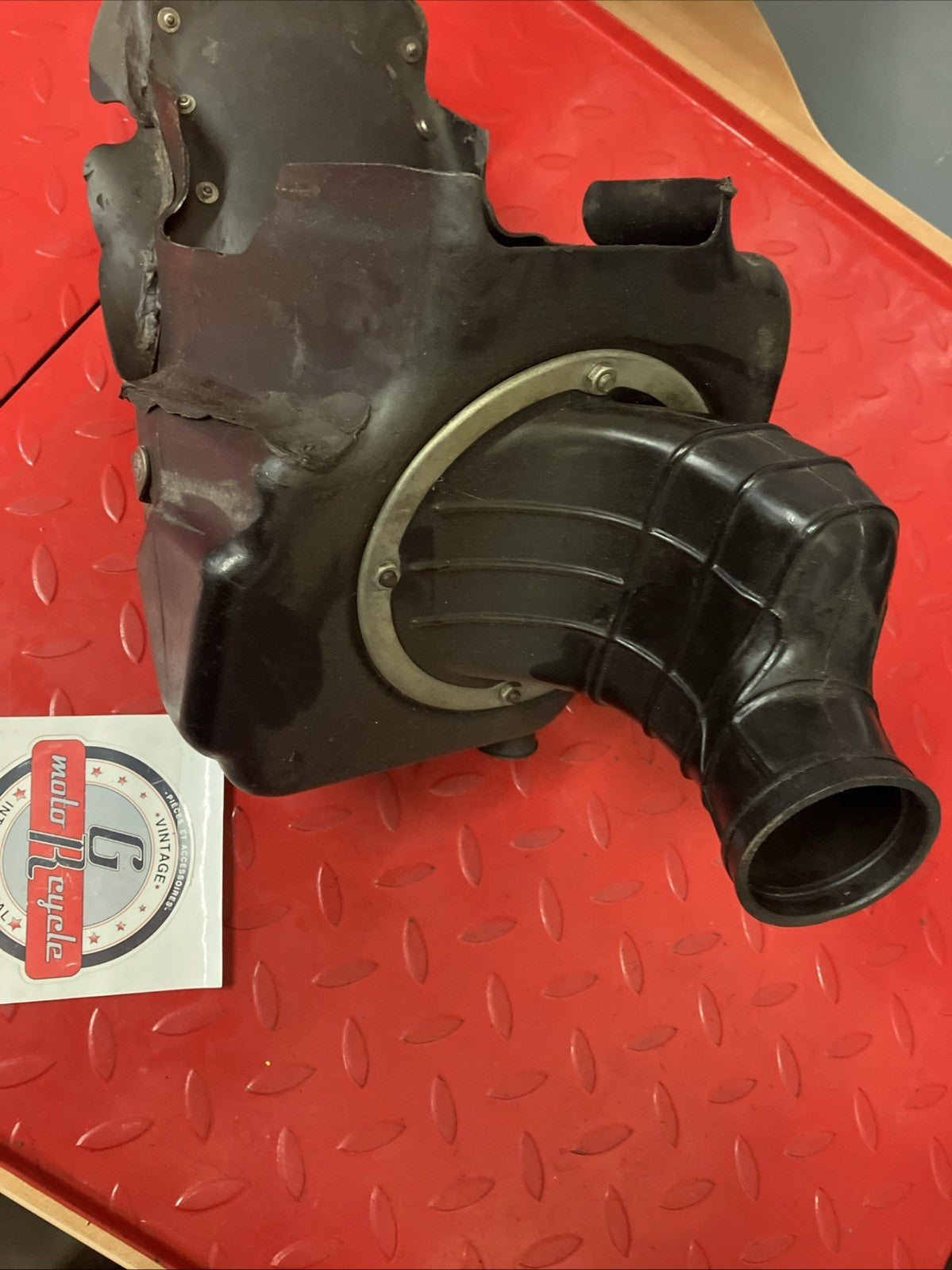 Honda CR250R 1984 Airbox air box cleaner filter housing boot connecting tube 2