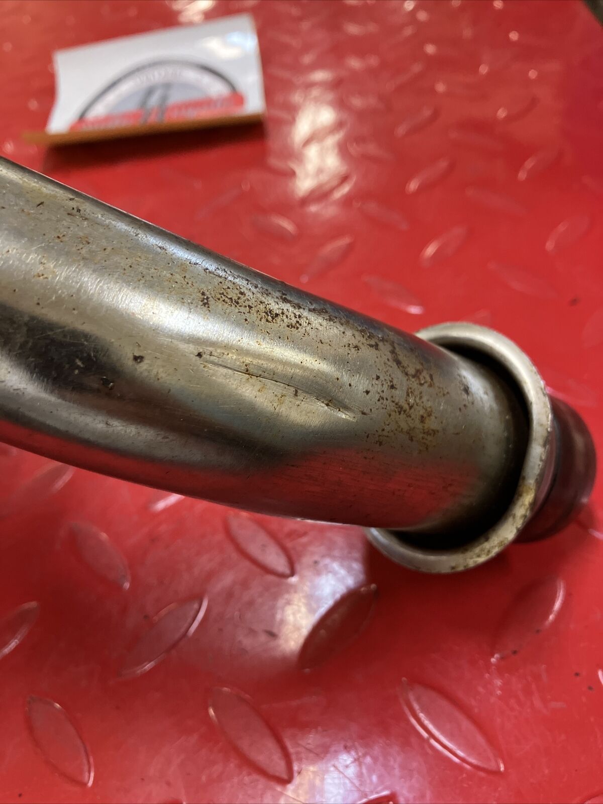 Yamaha RD400 1977 right exhaust pipe header 1976 1978 2