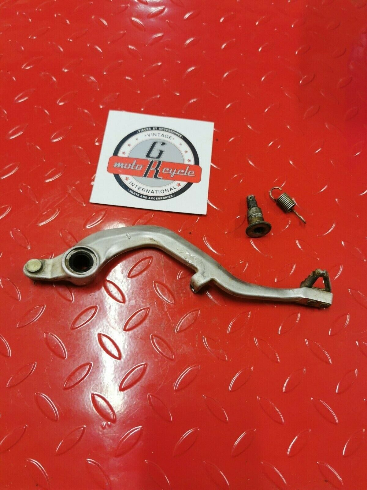 Suzuki RM250 2003 rear brake pedal lever arm bolt shaft spring 2004 2005 2006