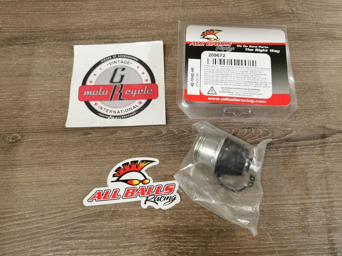 NOS ALL BALLS CAN-AM COMMANDER 1000 800LTD Heavy Duty Ball Joints 42-1042-HP J50