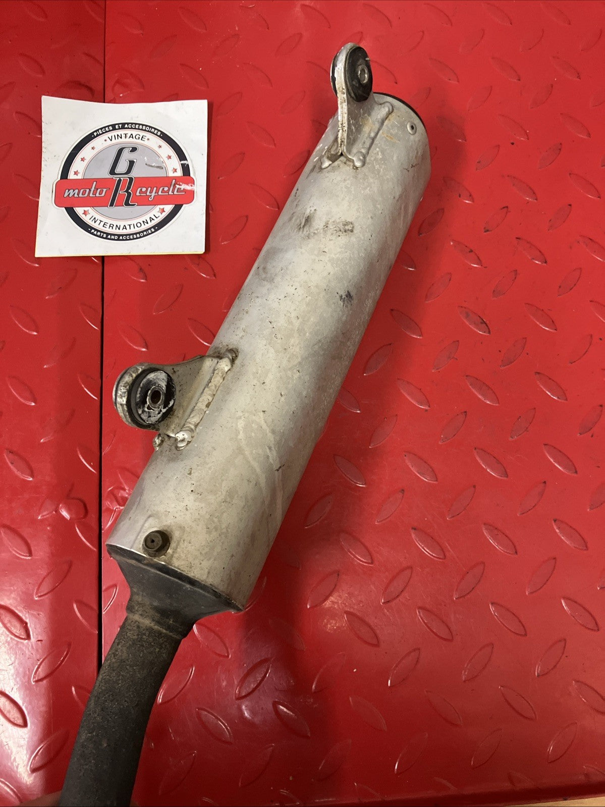 Honda CR250R 1991 OEM exhaust silencer muffler