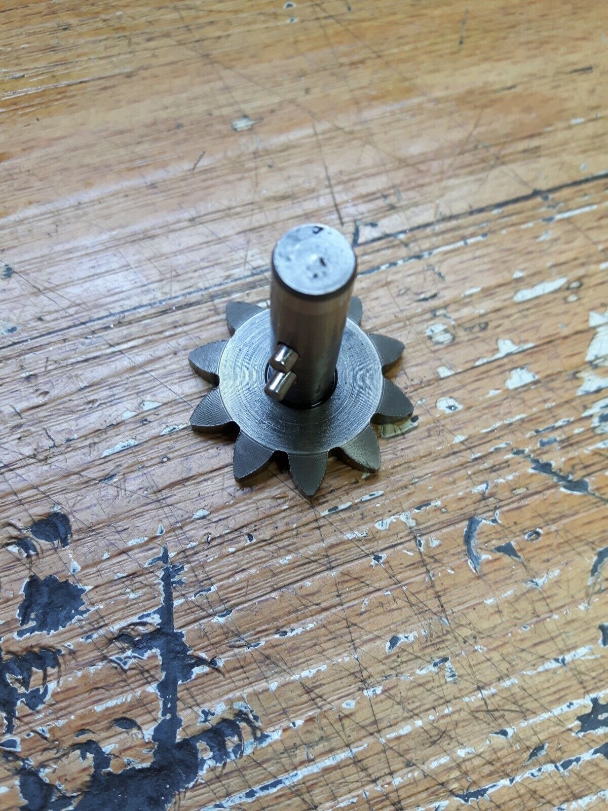 Kawasaki KX250F 2009 oil pump shaft gear 2004 - 2009