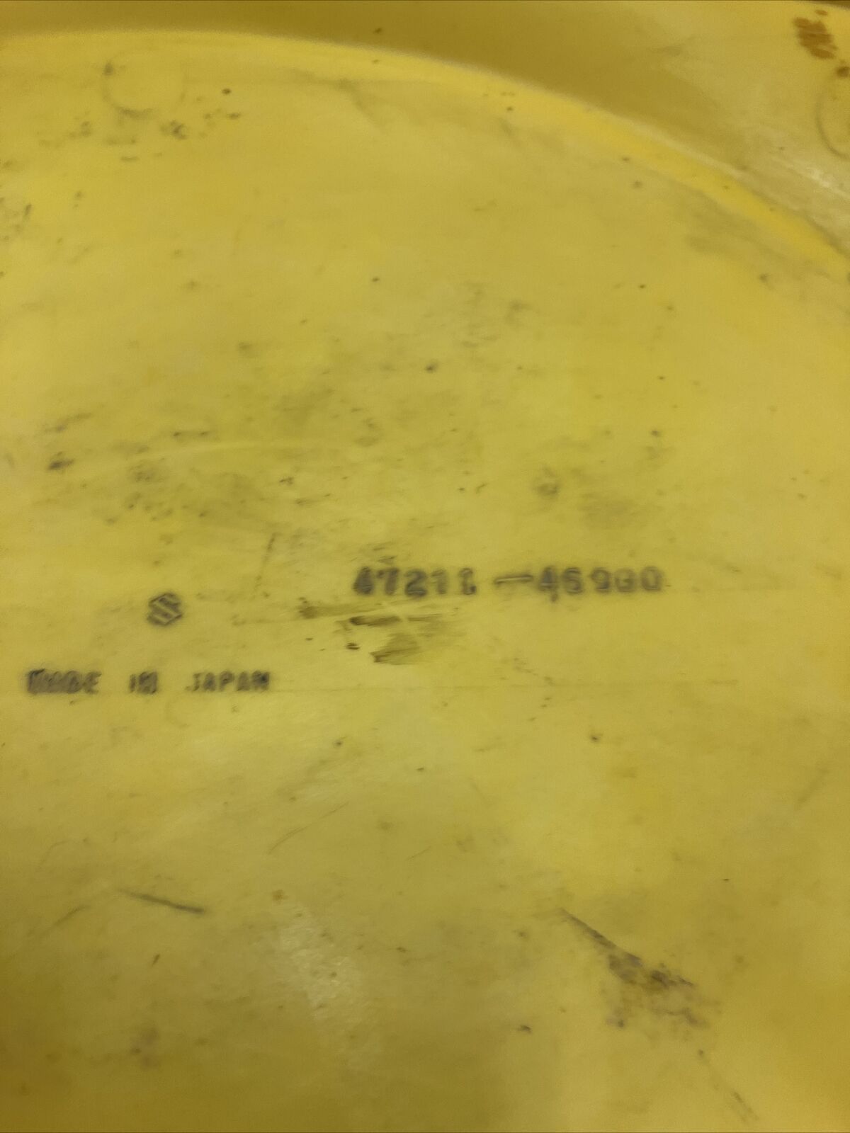 Suzuki RM80 1979 left side cover panel fairing