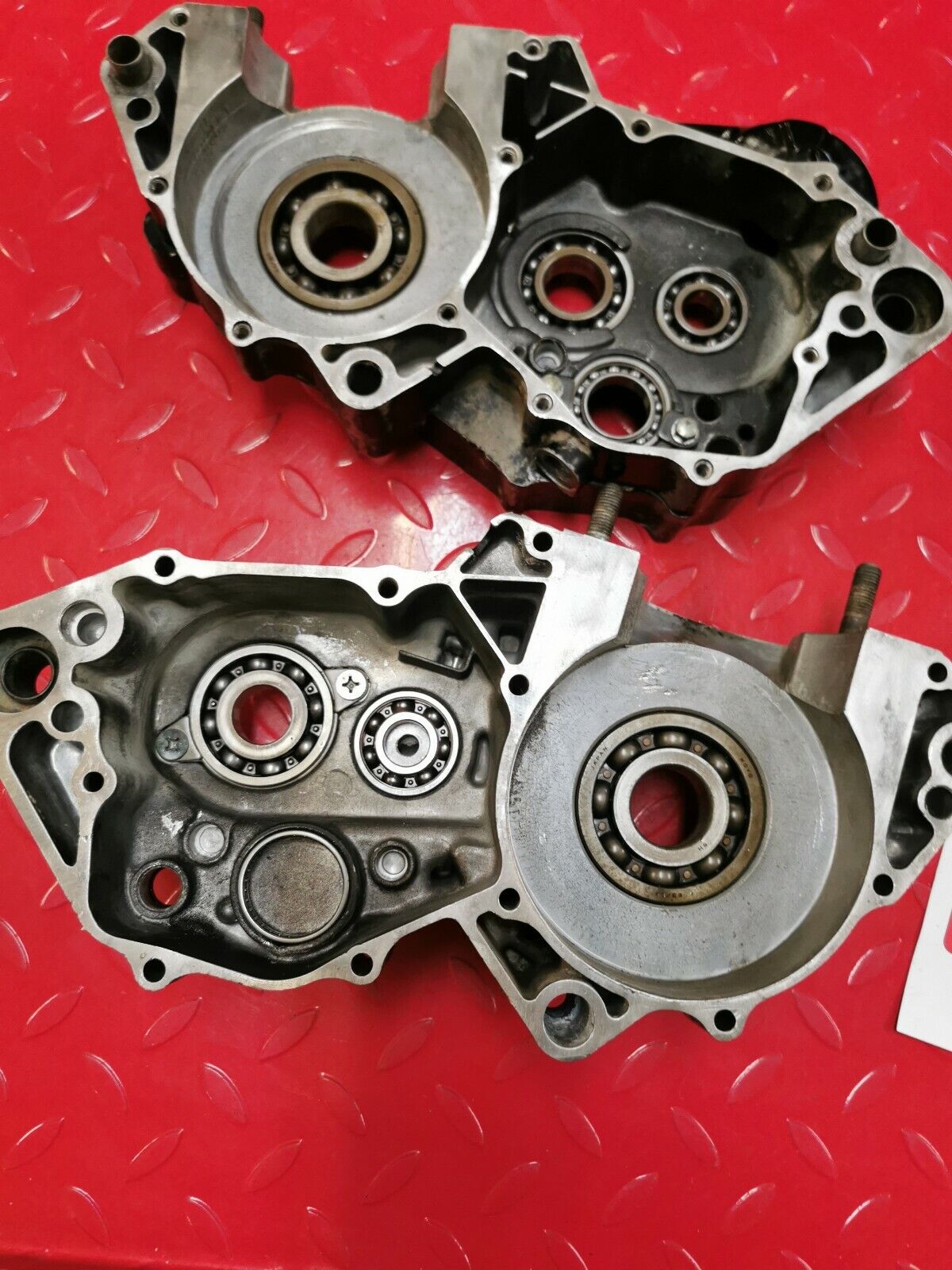 Honda CR250R 1986 crankcase set left right crank case 111A0-KS7-000