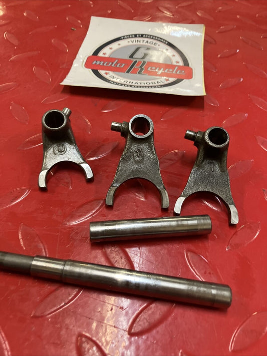 Honda CR80R 1990 transmission gearshift gear shift forks 2