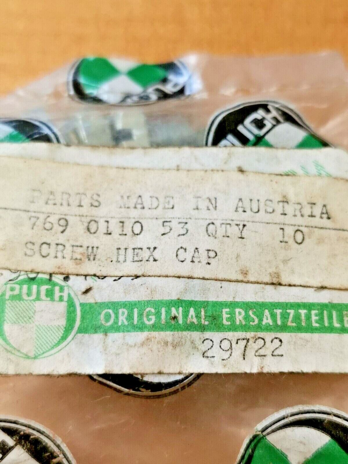NOS BOMBARDIER PUCH MAXI BOLT 769- 011-053 P1