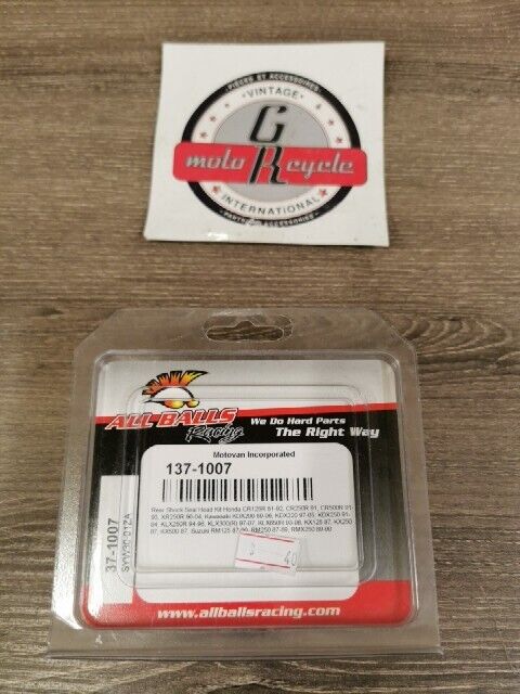 NOS ALL BALLS CR125R CR250R CR500R XR250R REAR SHOCK SEAL HEAD KIT 37-1007 J53