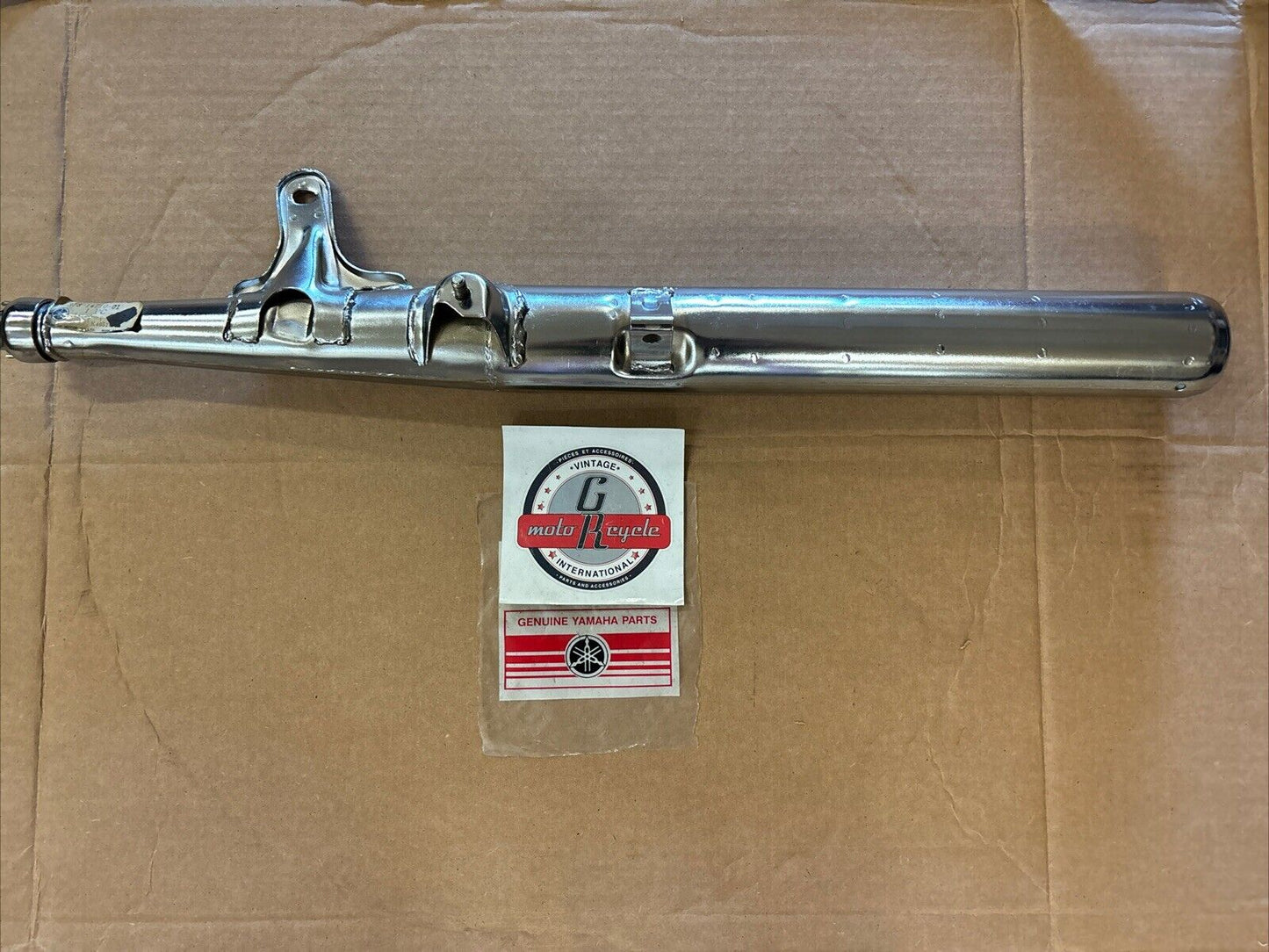 NOS Yamaha 1974 FS1 E F P PD MUFFLER 378-14710-01-00 YB3