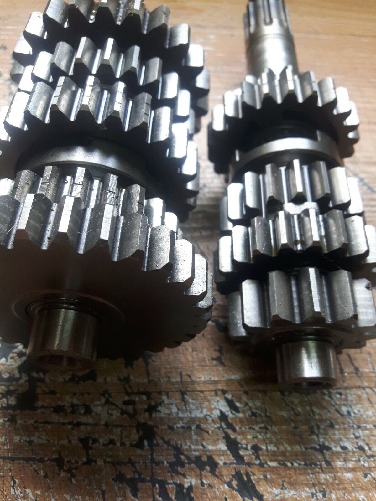 Kawasaki KX250F 2009 transmission tranny gear main counter input output shaft