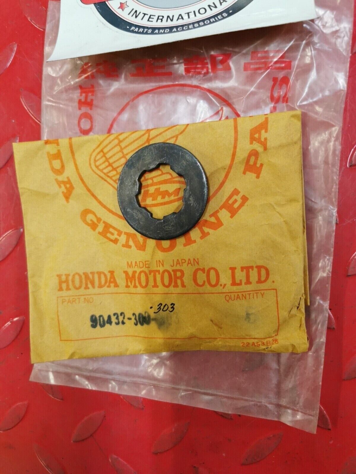 NOS Honda CB750K K1 K2 K3 K4 K5 WASHER (25MM) 90432-300-303 H31