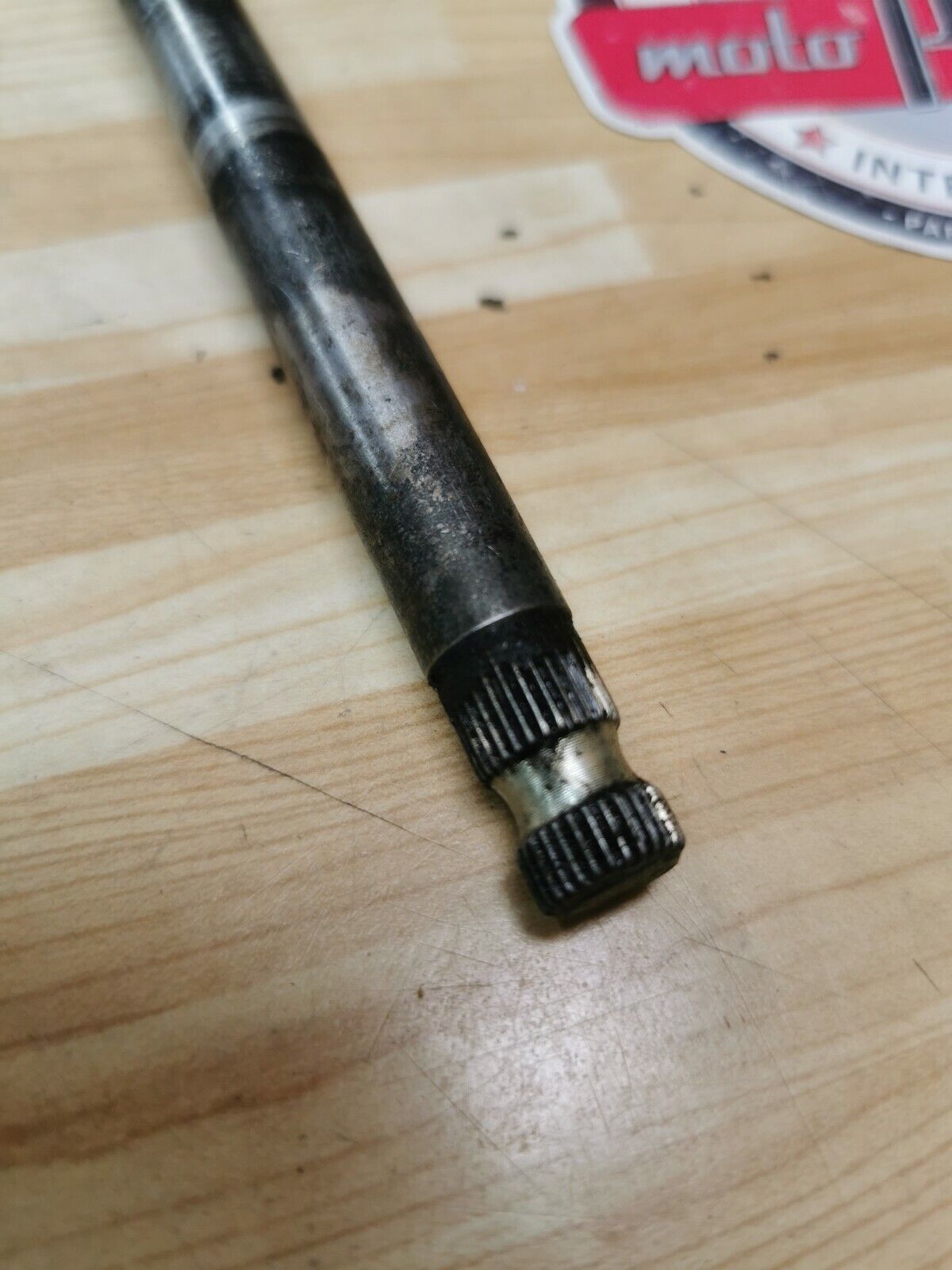 Yamaha DT200 1986 gearshift gear shift shifter shaft spindle