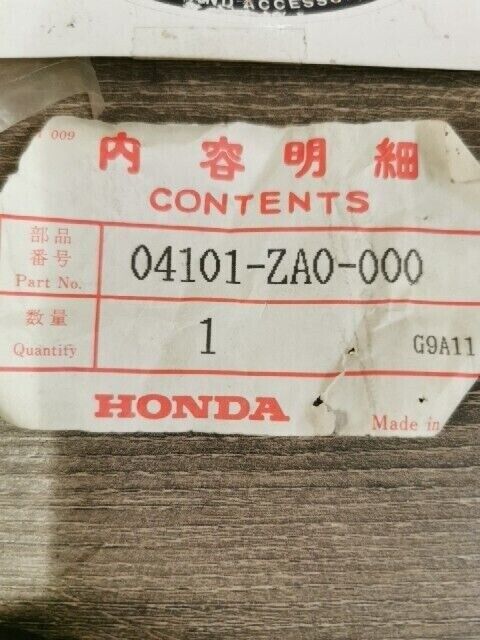 NOS HONDA ENGINE HOLDER KIT 04101-ZA0-000 H74