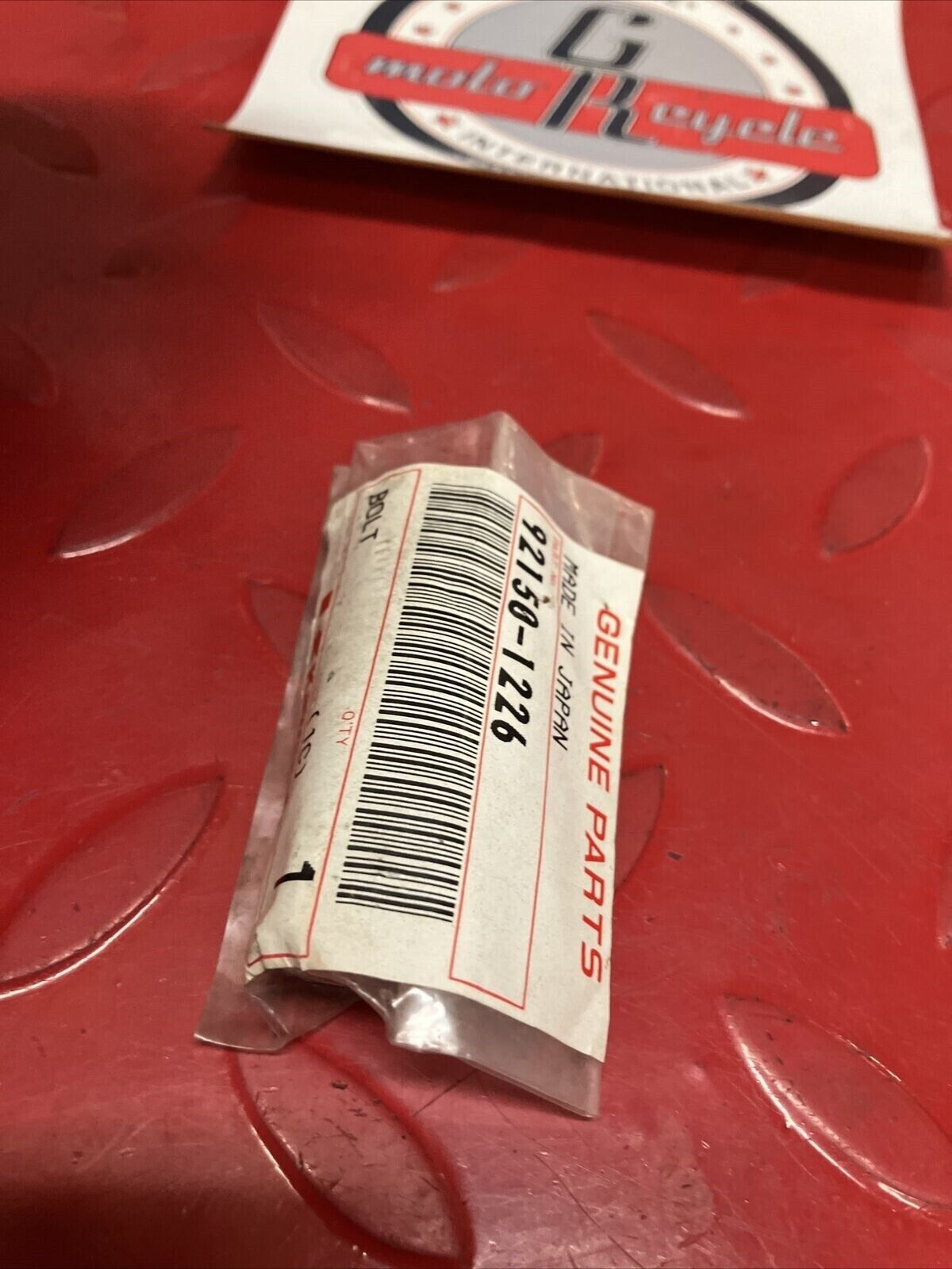 NOS KAWASAKI BOLT 92150-1226 K14