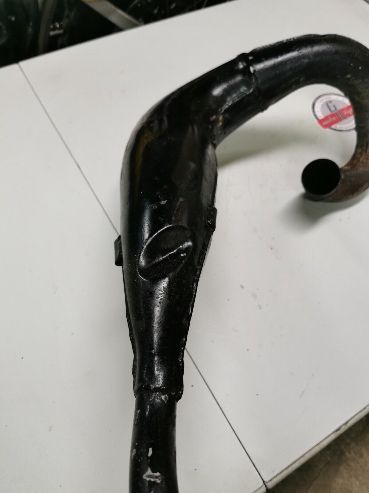 Suzuki PE175 1982 exhaust pipe header expansion chamber 1983 1984