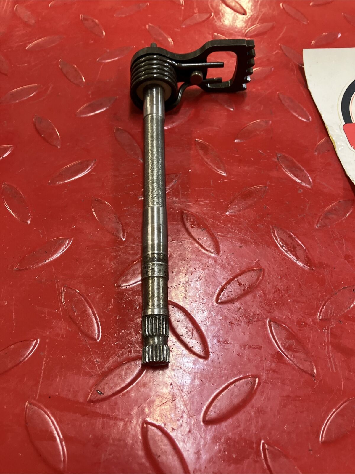 Suzuki RM125 1987 transmission gearshift gear shift shaf spindle