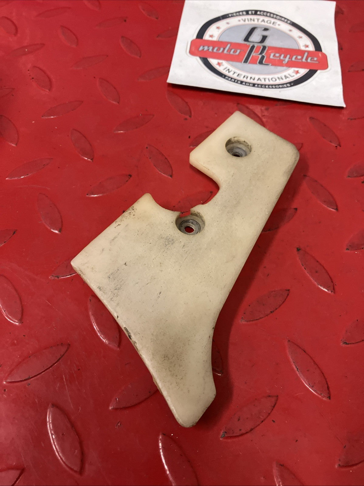 Honda CR250R 1984 OEM Chain swingarm splash guard CR125R CR500R 3
