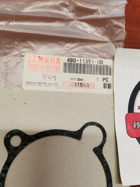 NOS Yamaha TT225 TW200 CYLINDER GASKET 4BD-11351-00-00 SUB. 5VC-11351-01-00 Y102