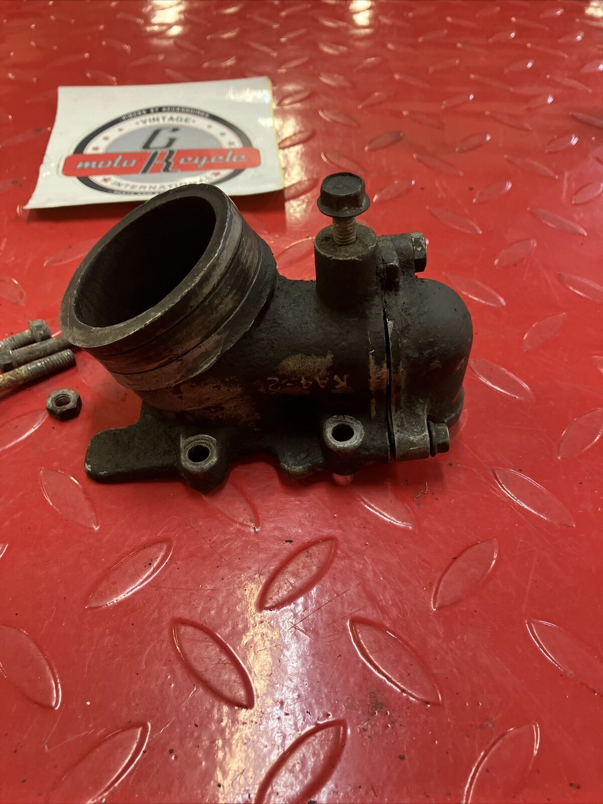 Honda CR250R 1984 exhaust manifold atac butterfly valve governor