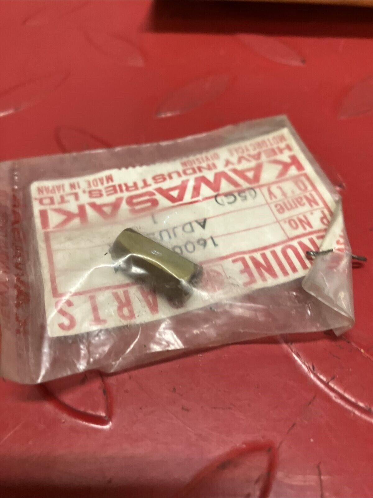 NOS KAWASAKI THROTTLE CABLE ADJUSTER 16002-004 K17