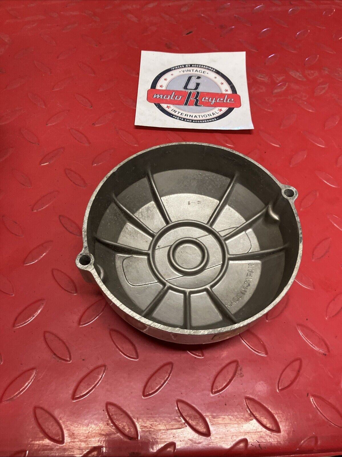 Kawasaki H1 H2 S1 S2 S3 KH250 KH400 Left crankcase cover point breaker cap U6