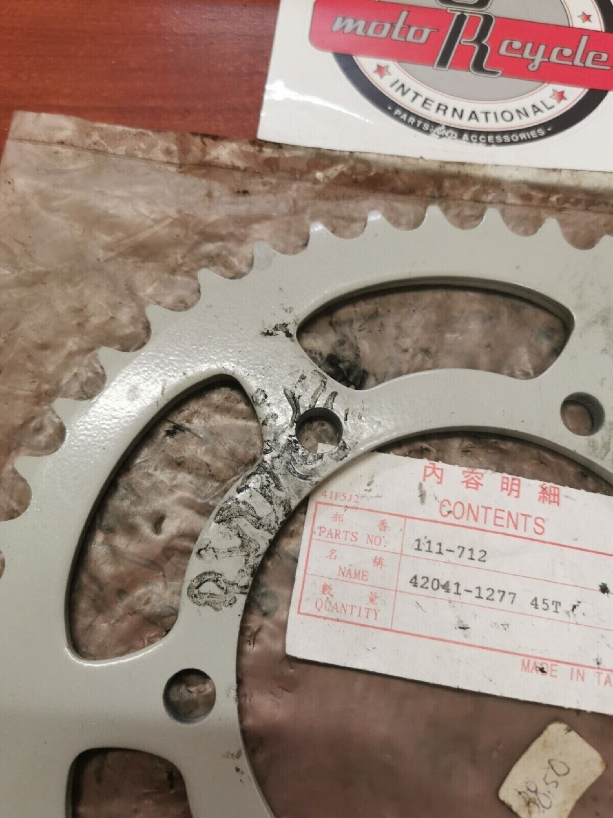 NOS Kawasaki 1988 - 1990 1992 - 2003 EX250 REAR SPROCKET HUB 45T 42041-1277 K24