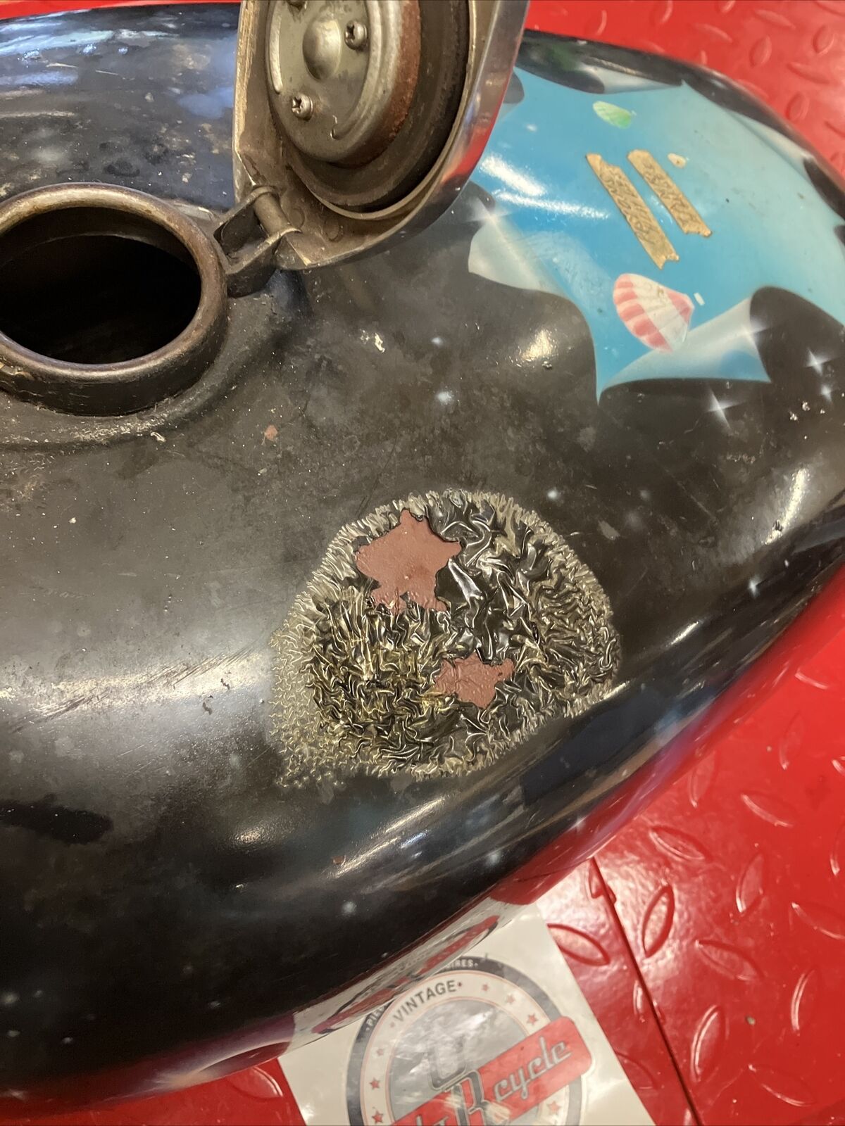 Kawasaki KZ650 1978 Fuel tank gas petrol reservoir 1977 1979