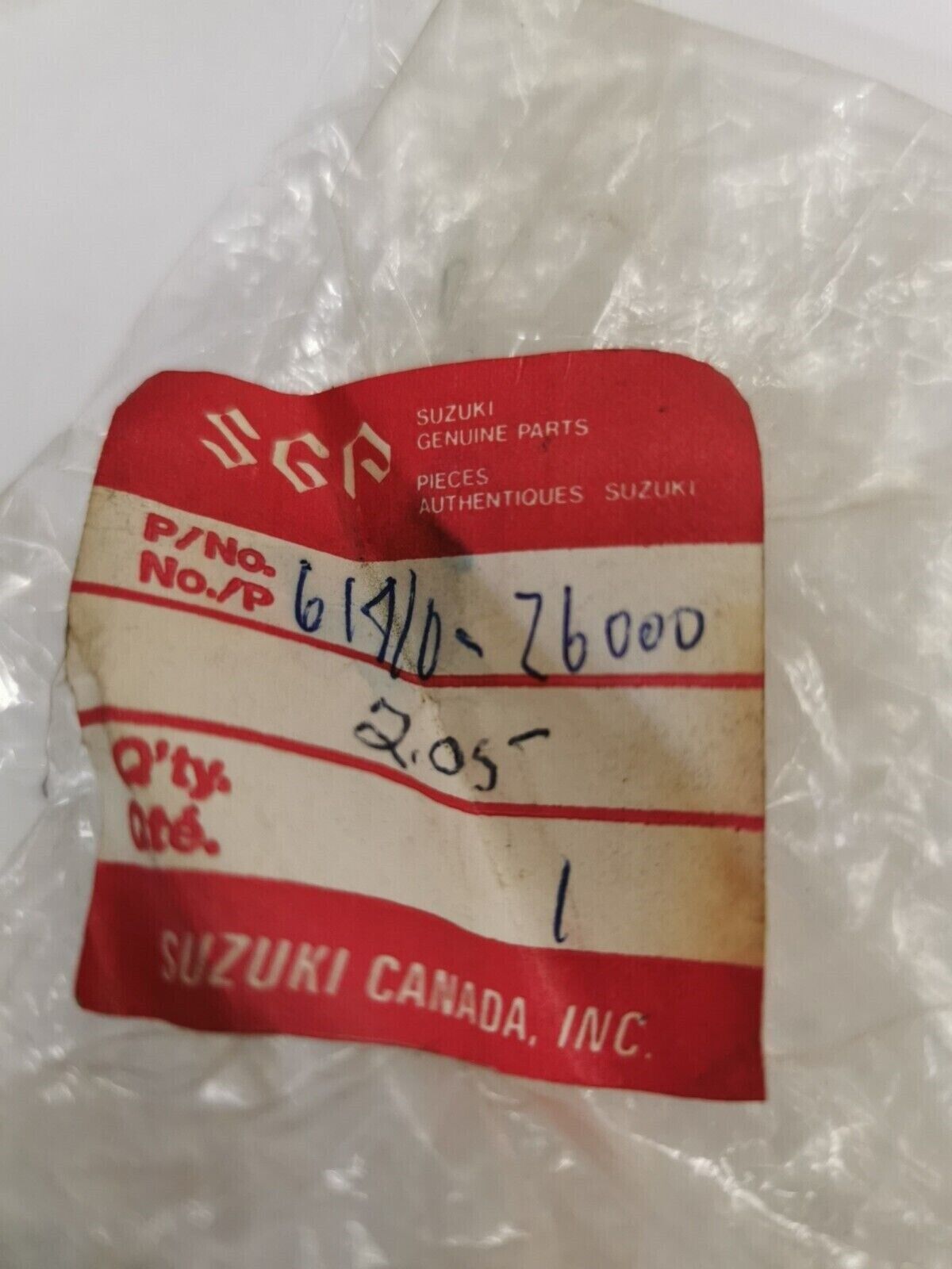 NOS SUZUKI RM80 TM75 CHAIN ADJUSTER 61410-26000 S28
