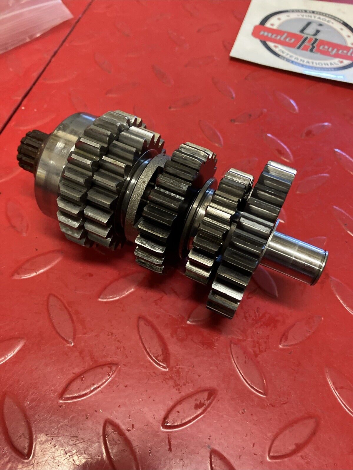Suzuki RM250 1987 Transmission Mainshaft Countershaft shaft gear 1986 1988