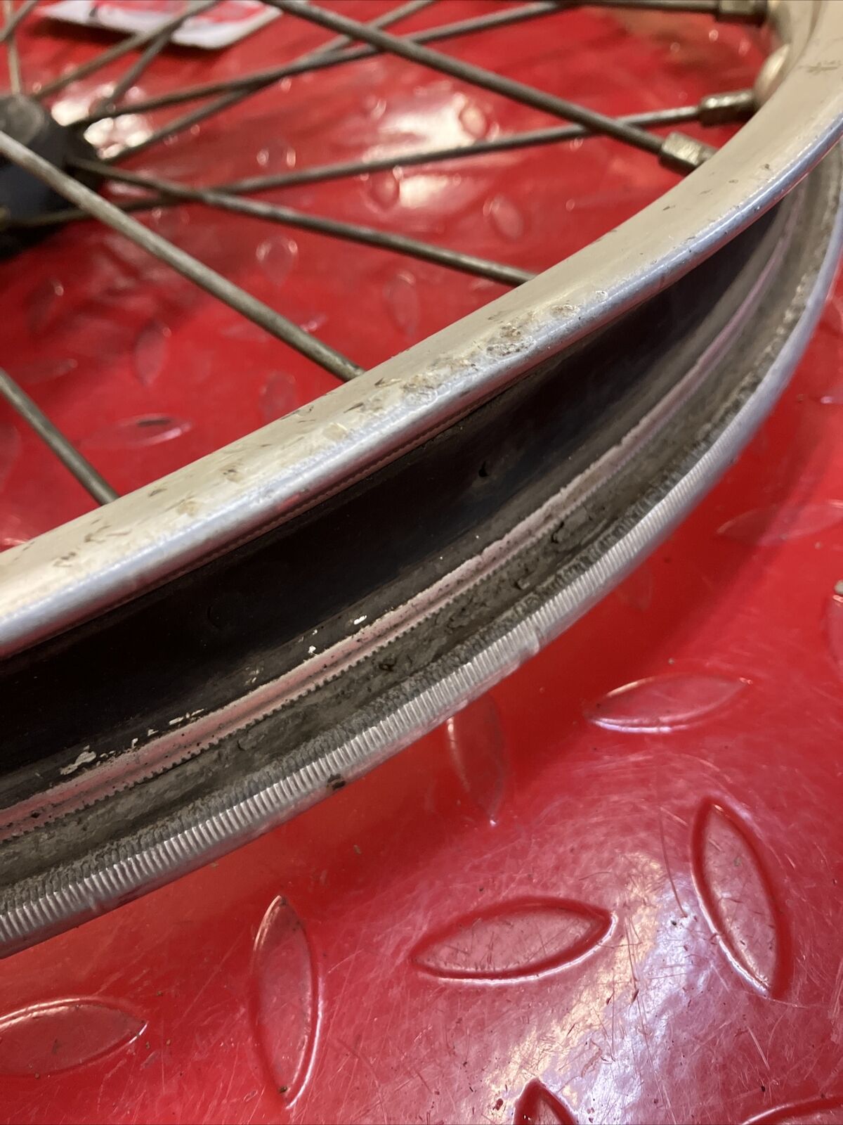 Honda CR250R 1988 front wheel hub rim CR125R CR500R 446A5-KS6-830
