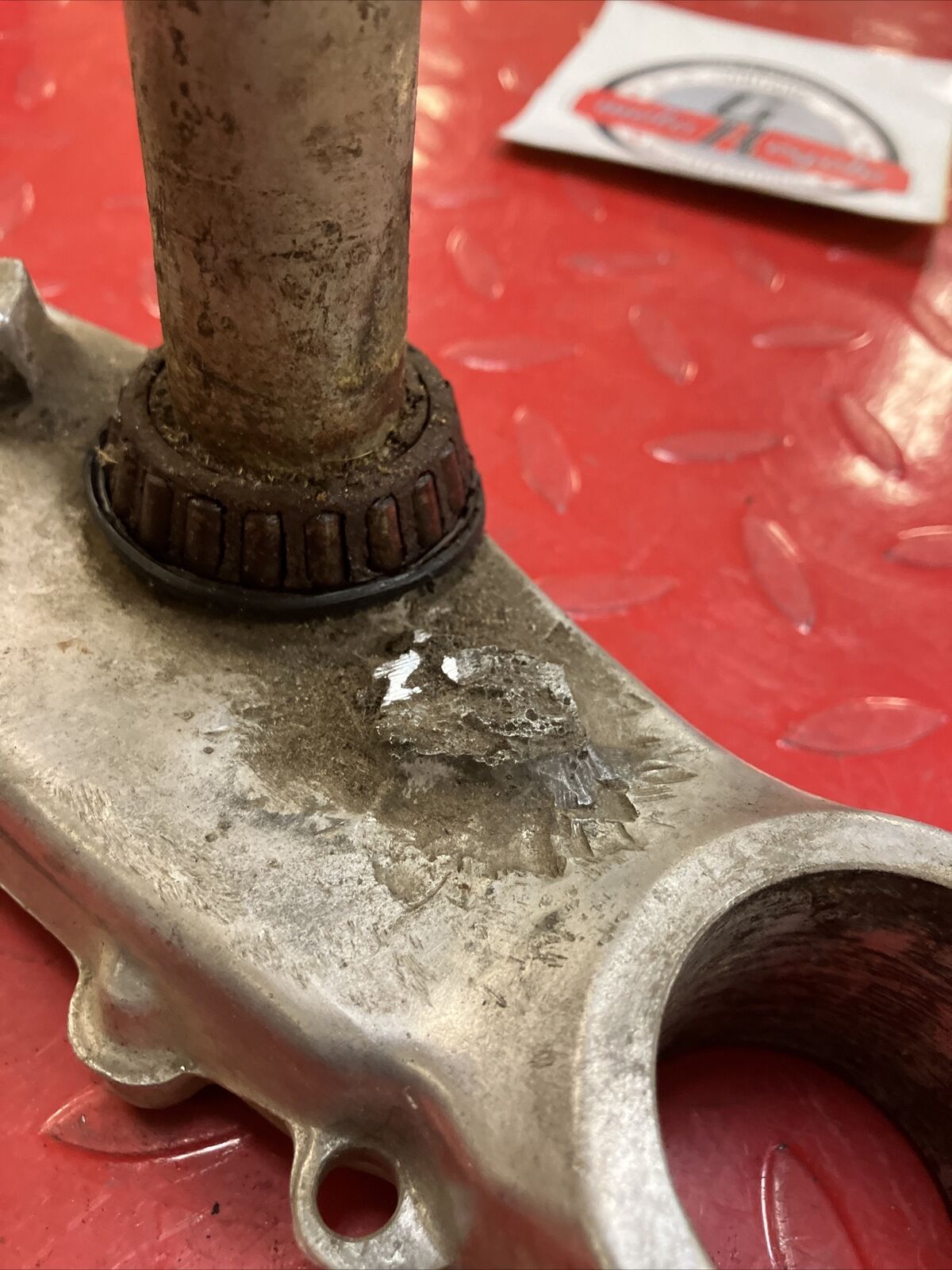 Honda CR250R 1986 steering stem triple clamp tree CR500R 53200-KA4-731