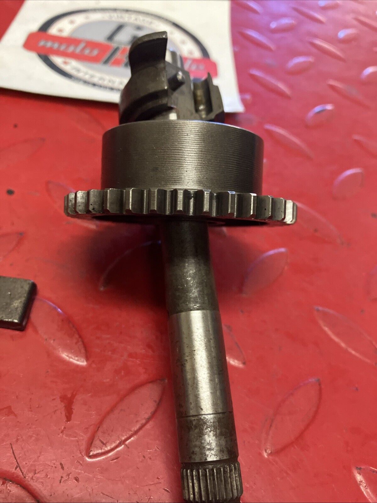 Kawasaki G4TR 1973 kickstarter kick starter spindle shaft gear