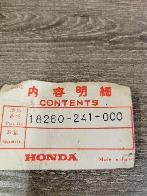 NOS HONDA CB160 CL125 CL175 BRACKET A EXHAUST PIPE 18260-241-000 H77