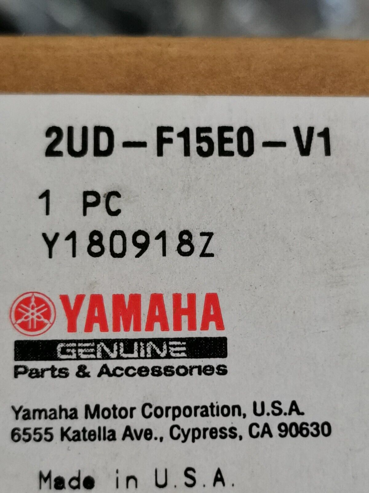 NOS YAMAHA OVER FENDER KIT 2UD-F15E0-V1