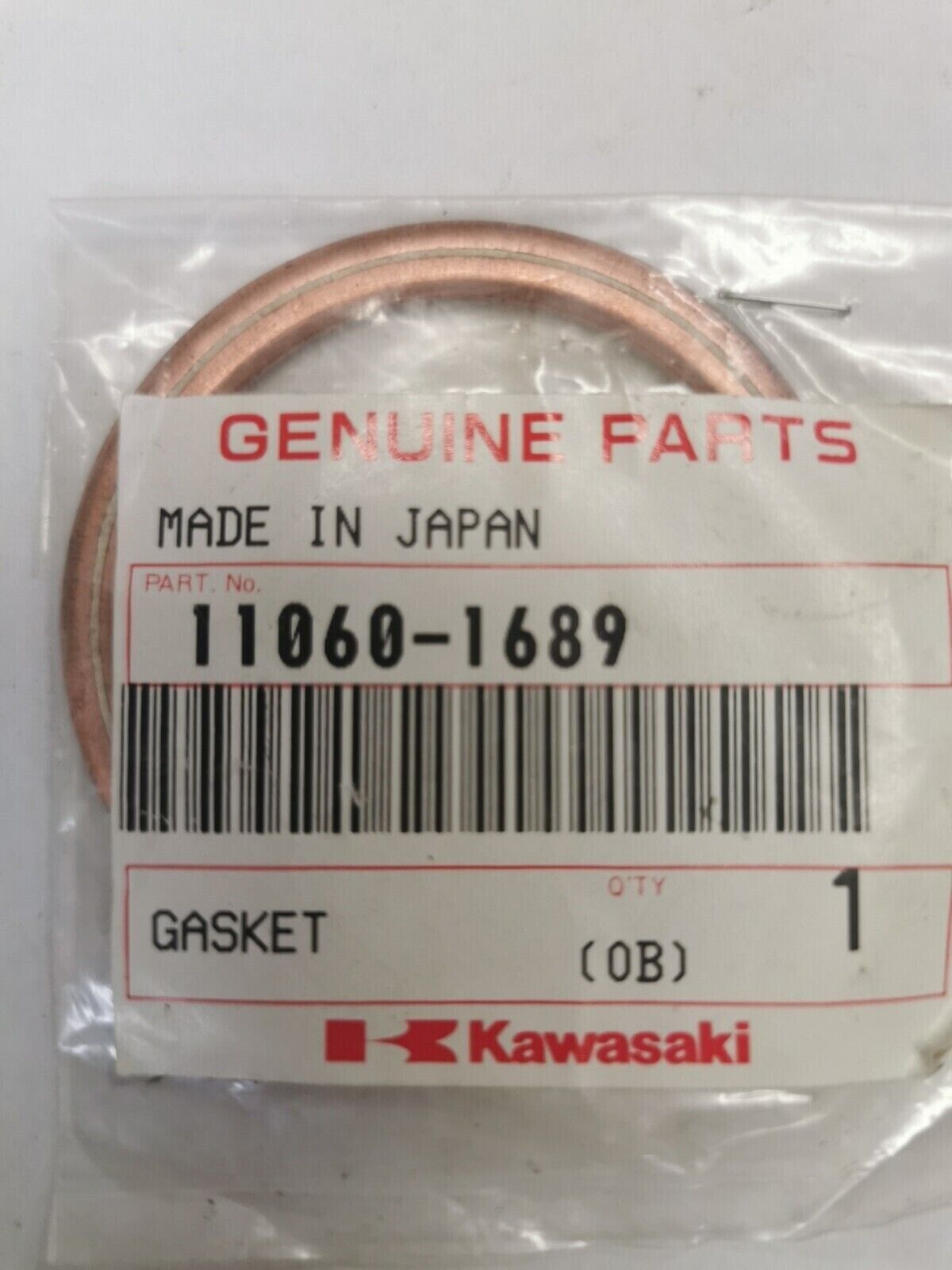 NOS KAWASAKI GASKET 11060-1689 K32