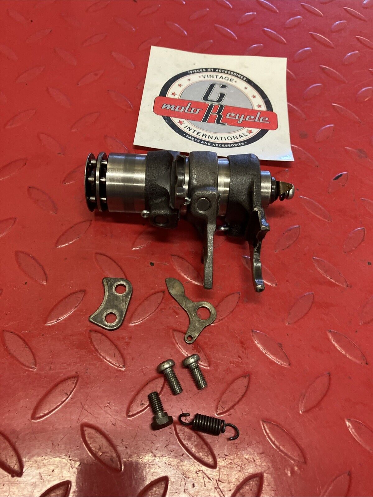Kawasaki G4TR 1973 transmission gearshift gear shift drum cam forks 13239-005