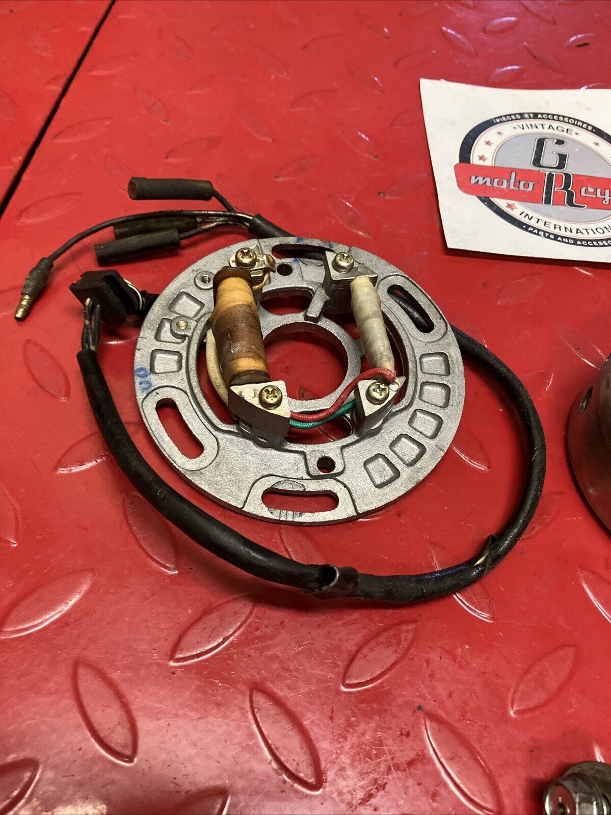Kawasaki KX125 1987 Stator flywheel rotor generator magneto alternator coil