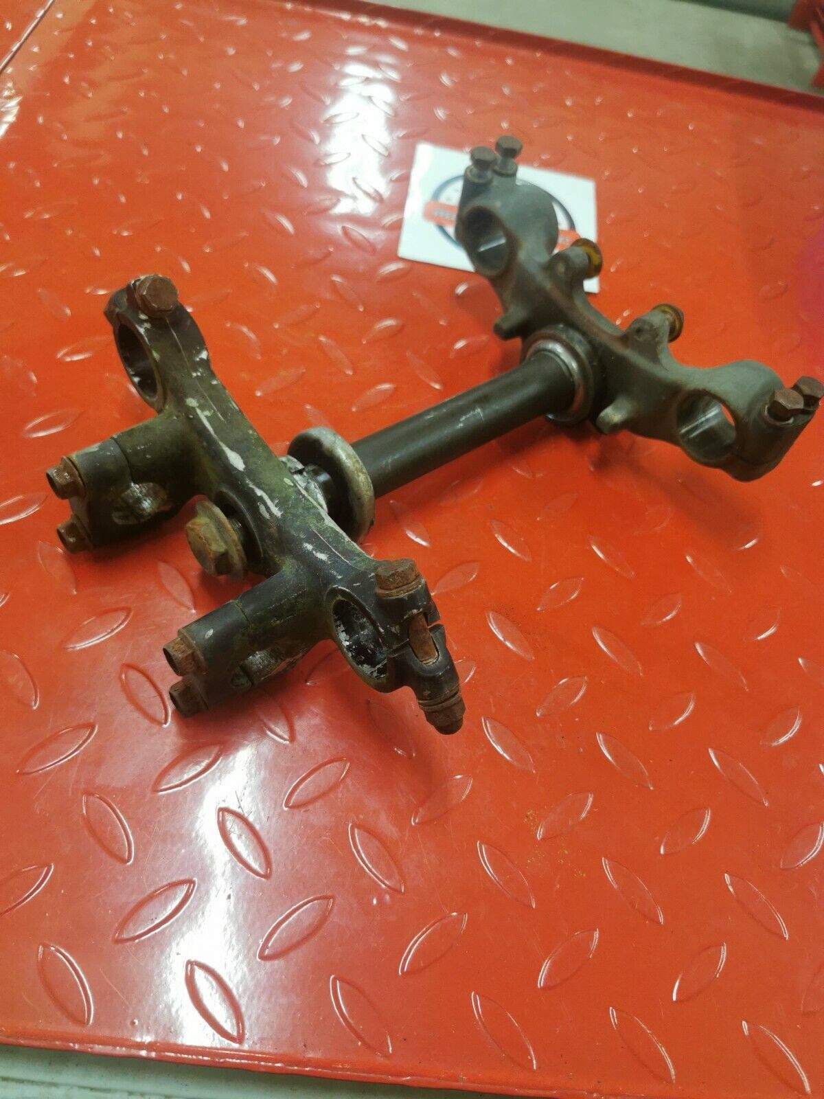 Yamaha YZ80 1981 steering stem triple tree clamp crown 3R1-23340-00-90
