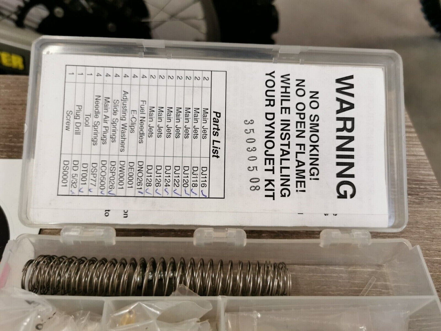 NOS DYNOJET KAWASAKI ZZR600 2005 - 2008 IMCOMPLETE KIT 2133.001 J32