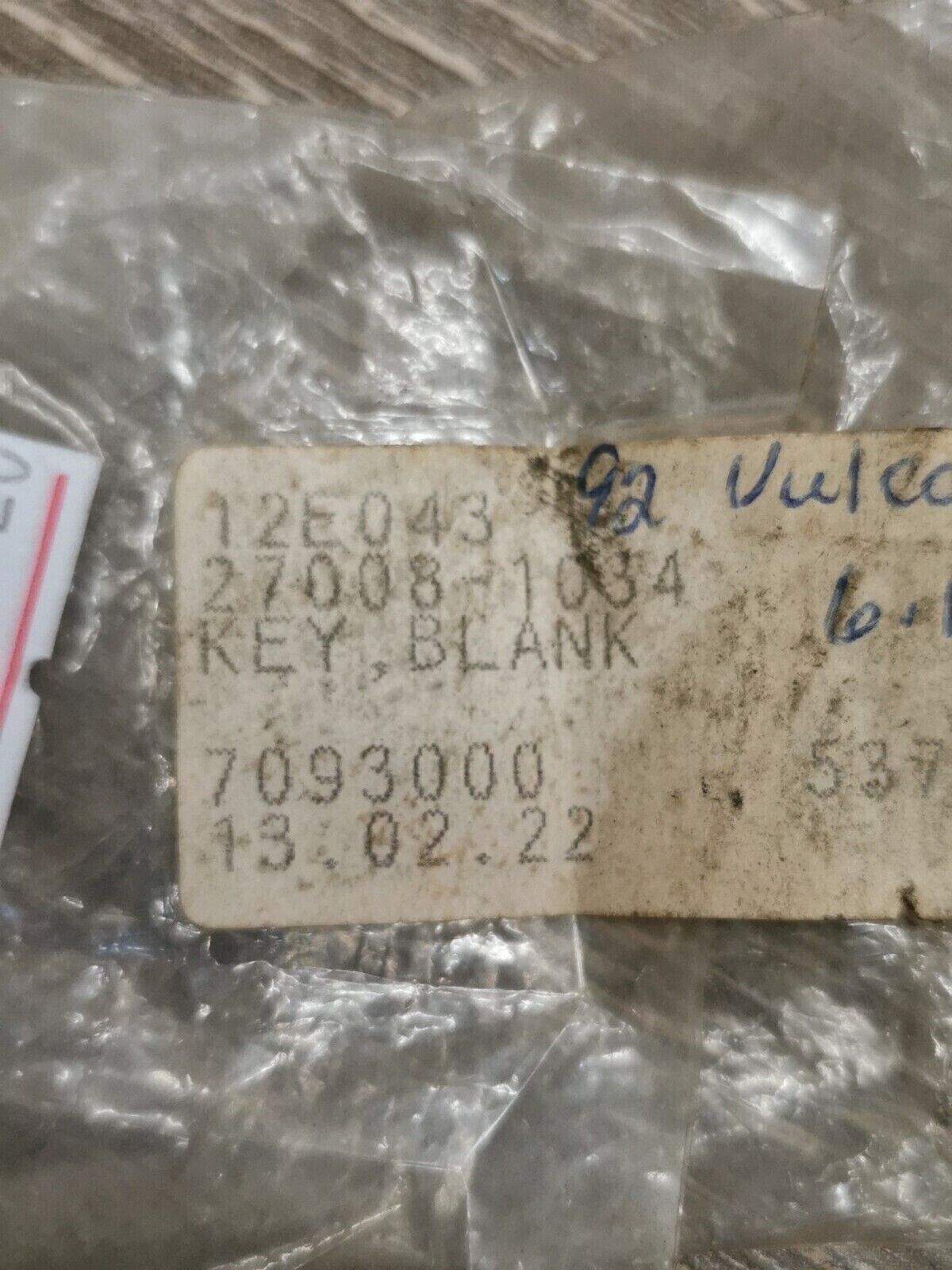 NOS KAWASAKI KLR650 KLR250 KZ440 KZ305 KL600 BLANK KEY LOCK 27008-1034 K30