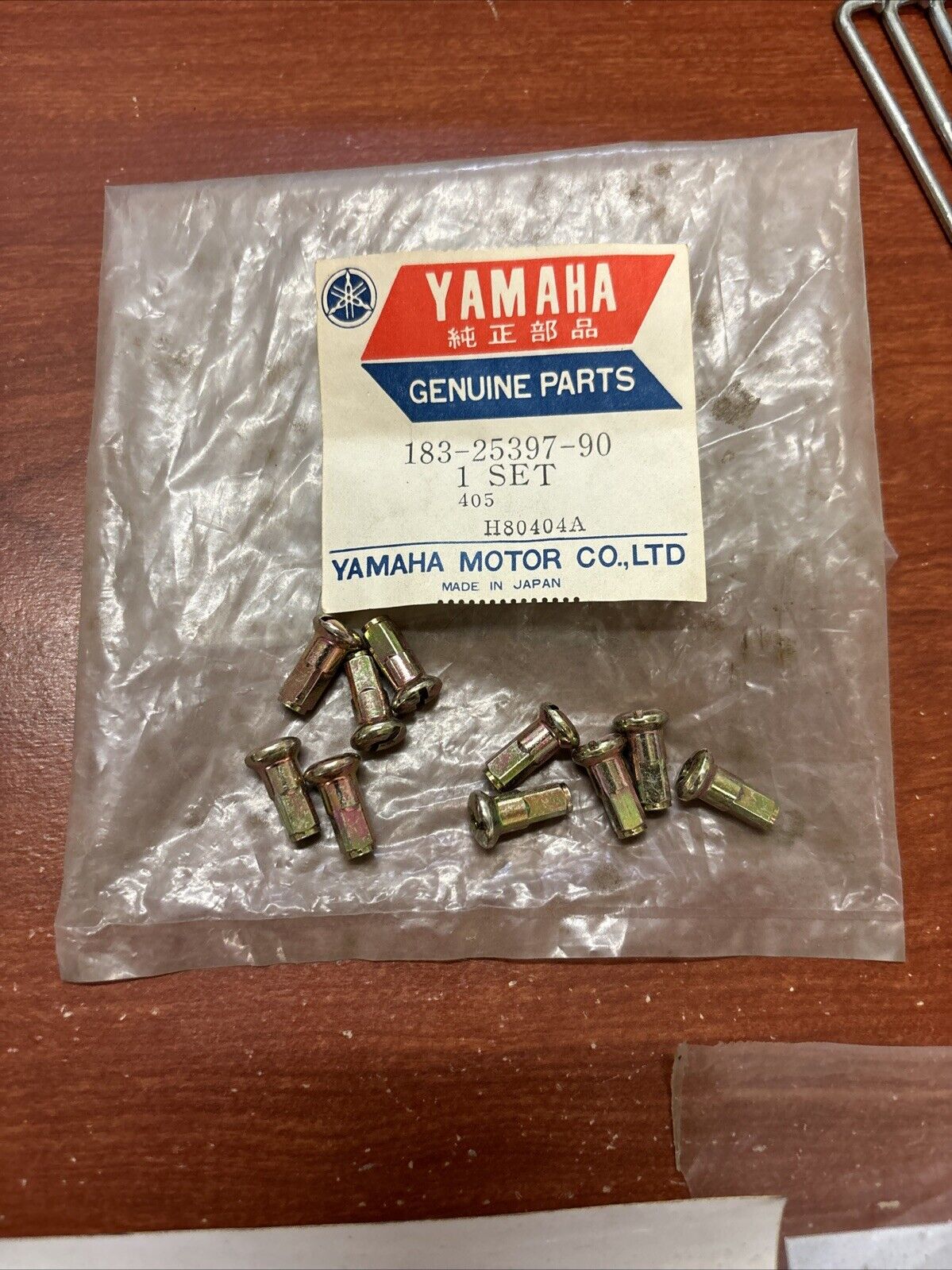 NOS Yamaha DT100 HT1 LT2 LT3 MX100 OUTER SPOKE (10 QTY.) 183-25397-90-00 Y181