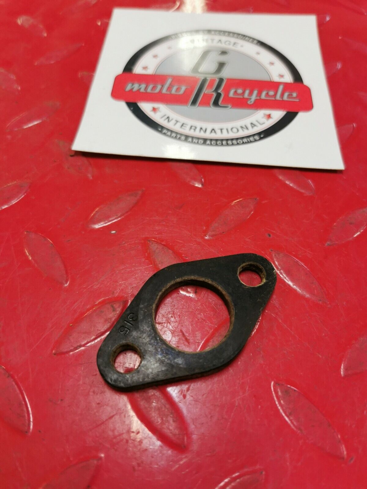 Yamaha DT125 1975 carburetor joint intake manfold plate 1974 AT2 AT3 CT2 CT3
